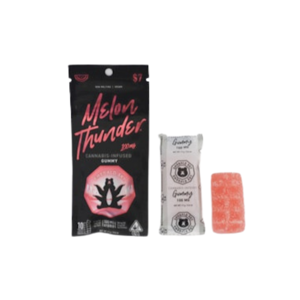 Emerald Sky Single Gummy - Melon Thunder 100mg